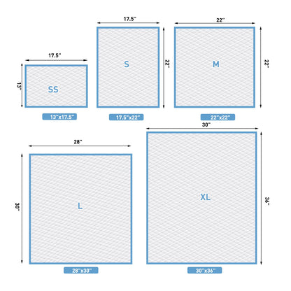 Goofypet 30" X 36" Training Pad, 40 Count Dog Pee Pads, Doggie Pads, Disposable Puppy Pee Pads