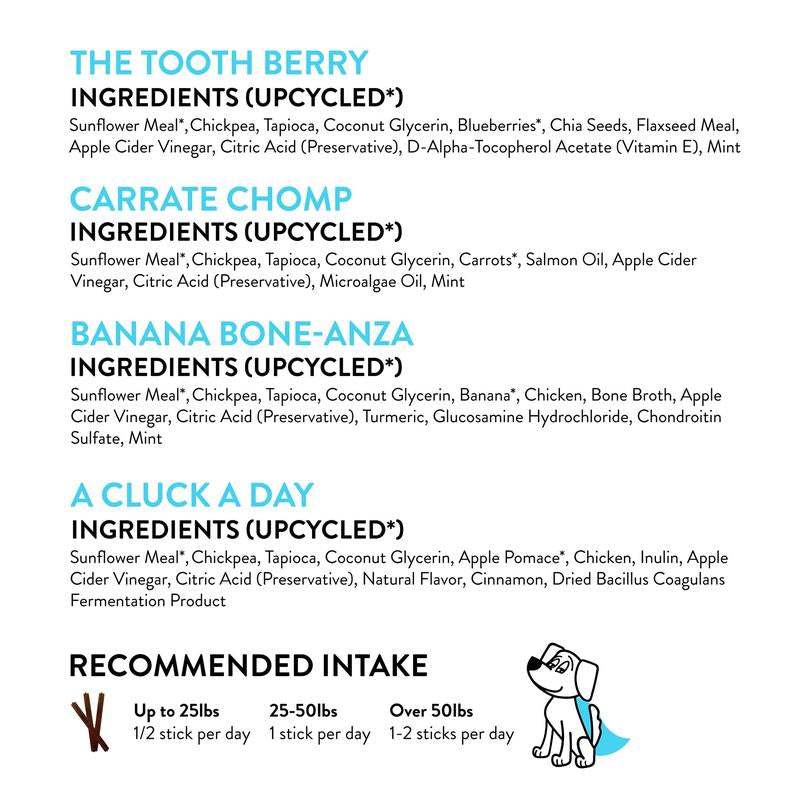 Dental Stick Variety 4-Pack Dog Treats