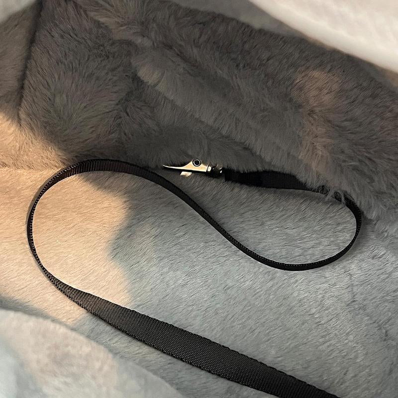 Pet Sling Carrier for Outdoor Travel Hiking, Reversible & Hands-Free Dog Bag with Adjustable Strap & Pocket Shoulder Pad, Self-Warming Carrying Bag, Christmas Gift, Pet Products