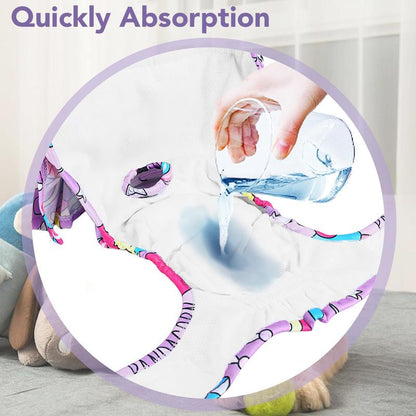 Washable Female Dog Diapers, 4-Pack Reusable and Absorbent, Leak-Proof for Heat and Training