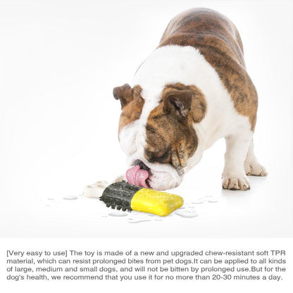 Mogorila Interactive Dog Toothbrush Feezebone Dog Training Durable Summer Toys Chew Toys Supre Ball