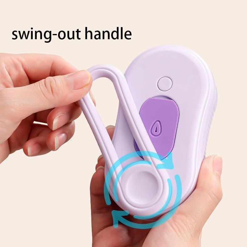 Cat Steam Brush, Rechargeable Pet Steam Grooming Brush with Collapsible Handle, Cat Brushes for Indoor Cats, Cat Water Brush, Detangling and Removing Loose Hair, Includes Charging Cable