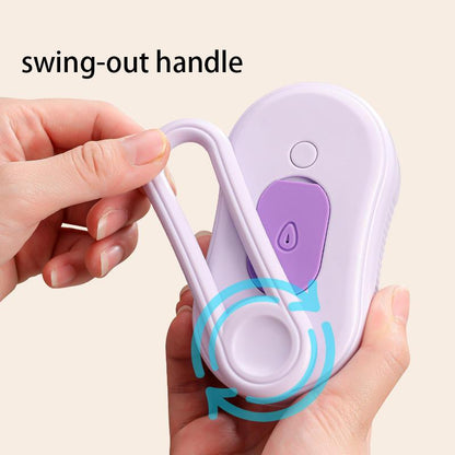 Cat Steam Brush, Rechargeable Pet Steam Grooming Brush with Collapsible Handle, Cat Brushes for Indoor Cats, Cat Water Brush, Detangling and Removing Loose Hair, Includes Charging Cable