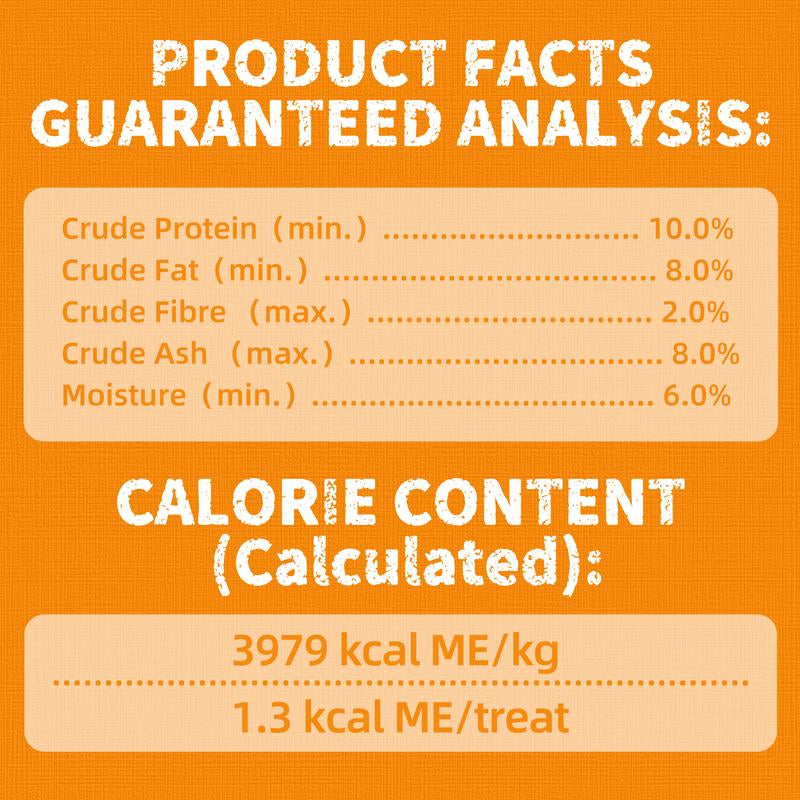 13.4 OZ Cat Treats Pumpkin Healthy Cat Snacks Training Biscuits Treats for Cats Digestive Support Low Calorie Snacks Natural Salmon Flavor